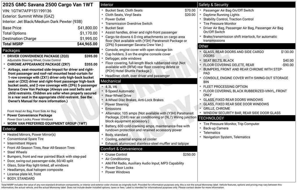gmc savana cargo 2025 1GTW7AFP1S1199136 image gmc savana cargo 2025 1GTW7AFP1S1199136 image